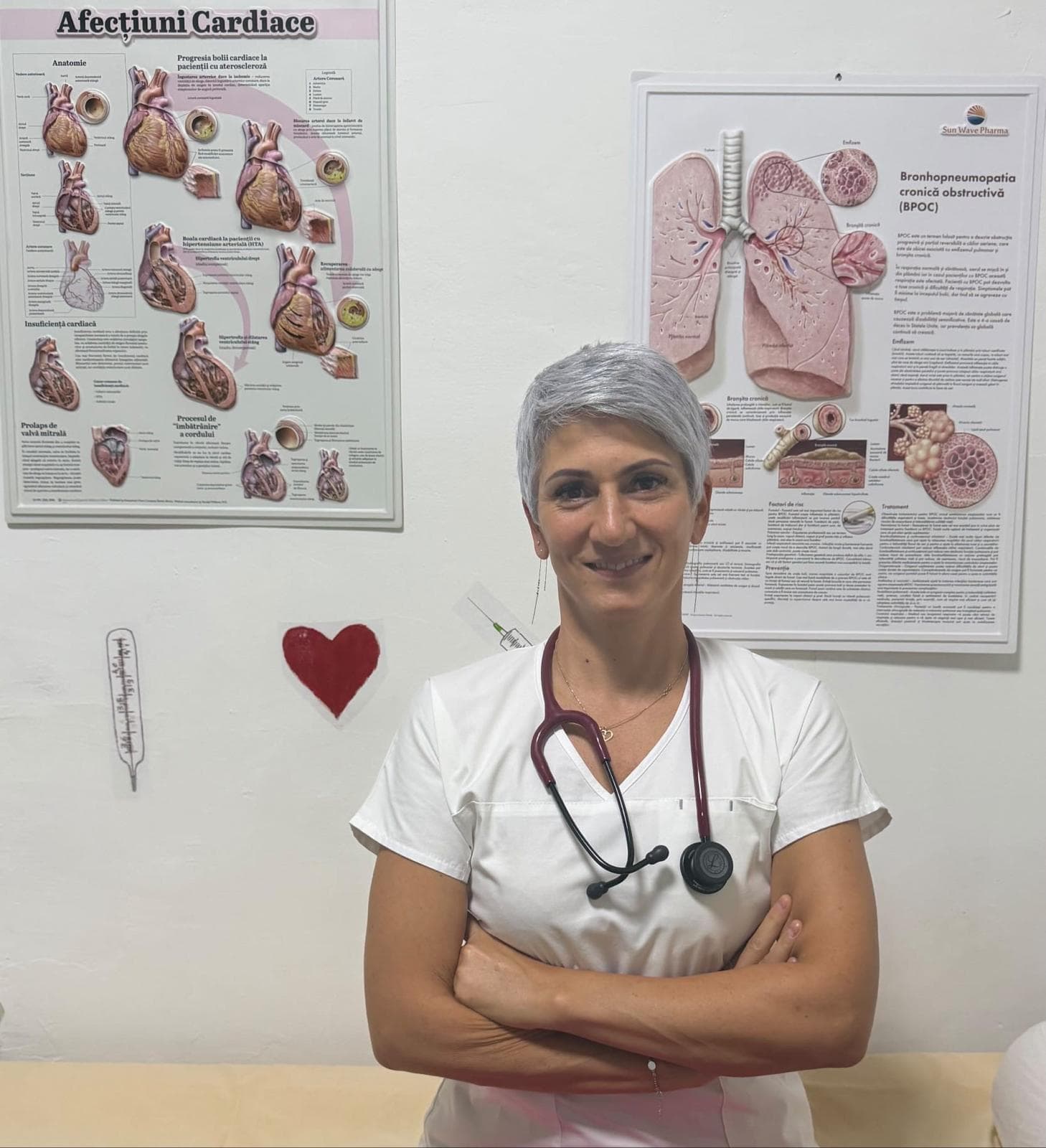 Dr. Olar Emilia, la cabinetul din Zalău